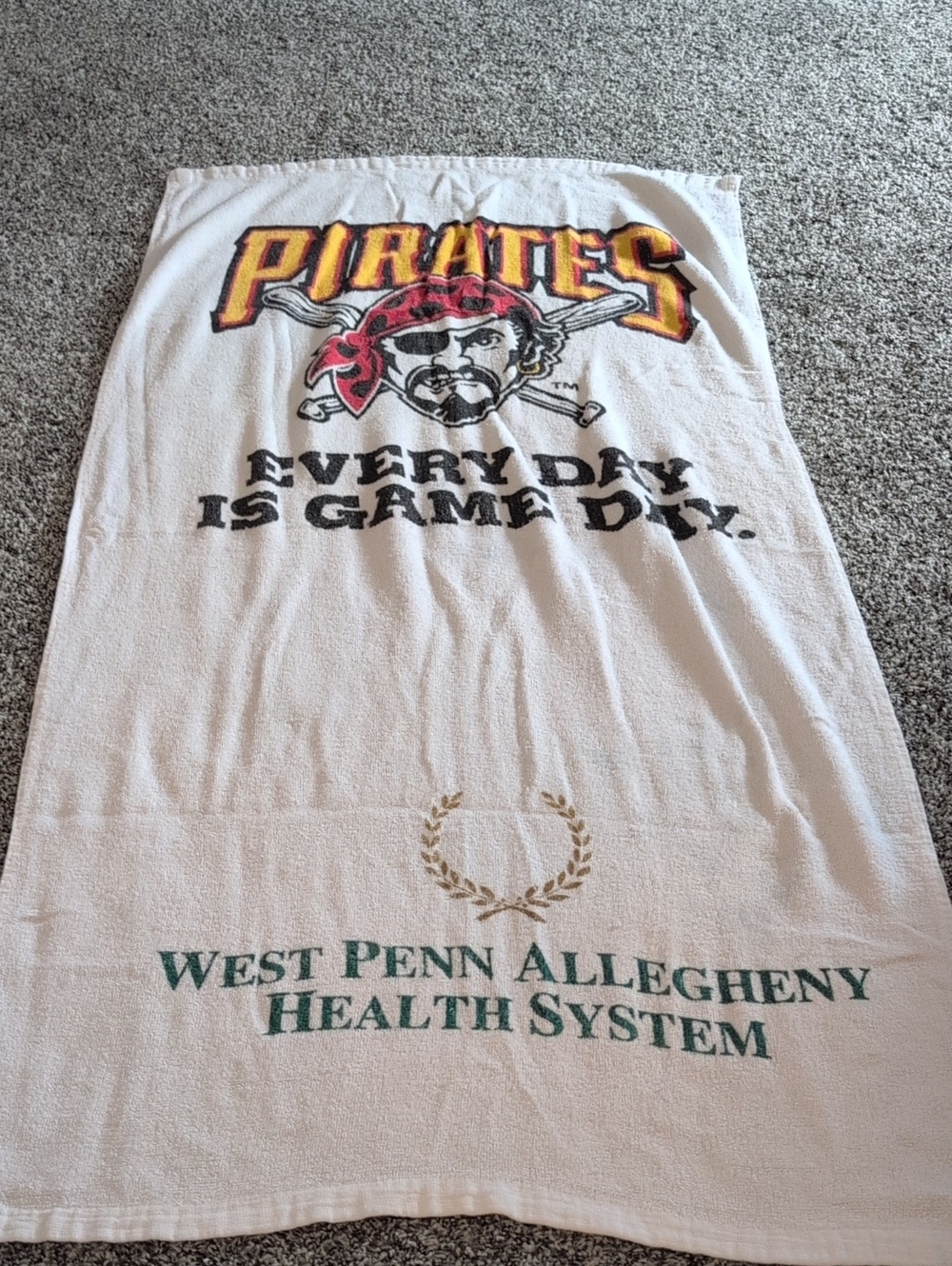 Pirates White Promotional Beach Towel
